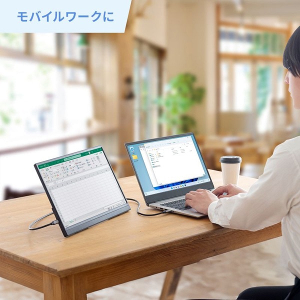 サンワサプライ モバイルモニター DP-07 1個（ご注文単位1個）【直送品】