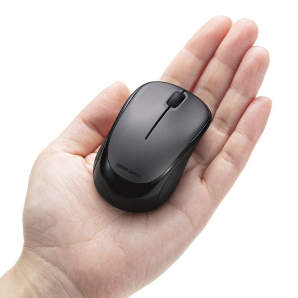 サンワサプライ 静音 Bluetooth ブルーLEDマウス ダークシルバー MA-BBS311DSN 1個（ご注文単位1個）【直送品】