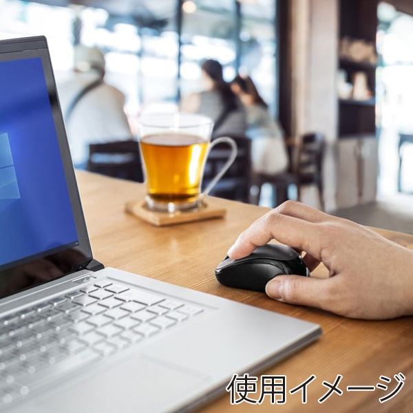 サンワサプライ 静音 Bluetooth ブルーLEDマウス ダークシルバー MA-BBS311DSN 1個（ご注文単位1個）【直送品】