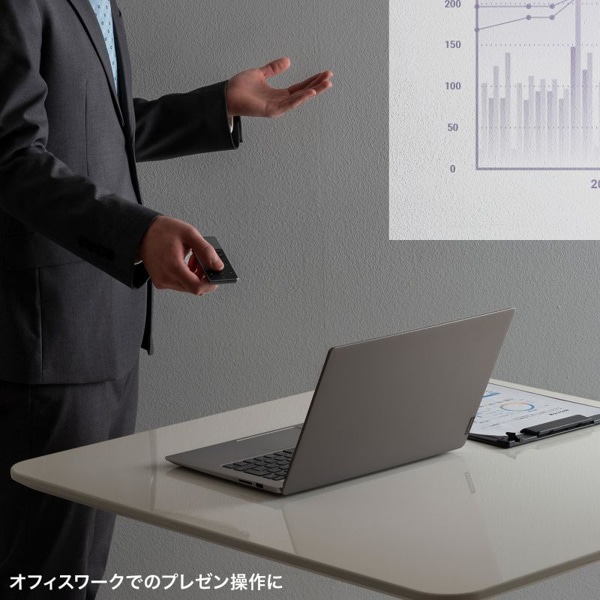 サンワサプライ Bluetooth タッチパッド リモコン MA-PBS325BK 1個（ご注文単位1個）【直送品】