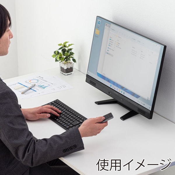 サンワサプライ Bluetooth タッチパッド リモコン MA-PBS325BK 1個（ご注文単位1個）【直送品】