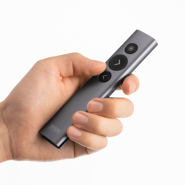 サンワサプライ ワイヤレス プレゼンター 変換アダプタ付き ガンメタ MA-WPR16GM 1個（ご注文単位1個）【直送品】