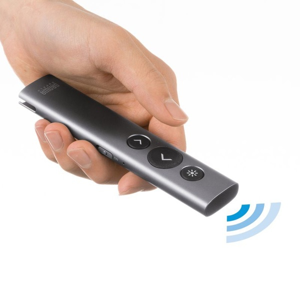 サンワサプライ ワイヤレス プレゼンター 変換アダプタ付き ガンメタ MA-WPR16GM 1個（ご注文単位1個）【直送品】