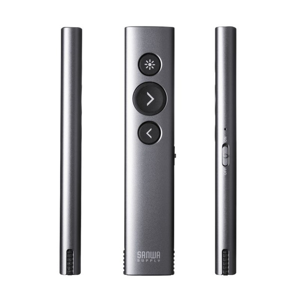 サンワサプライ ワイヤレス プレゼンター 変換アダプタ付き ガンメタ MA-WPR16GM 1個（ご注文単位1個）【直送品】