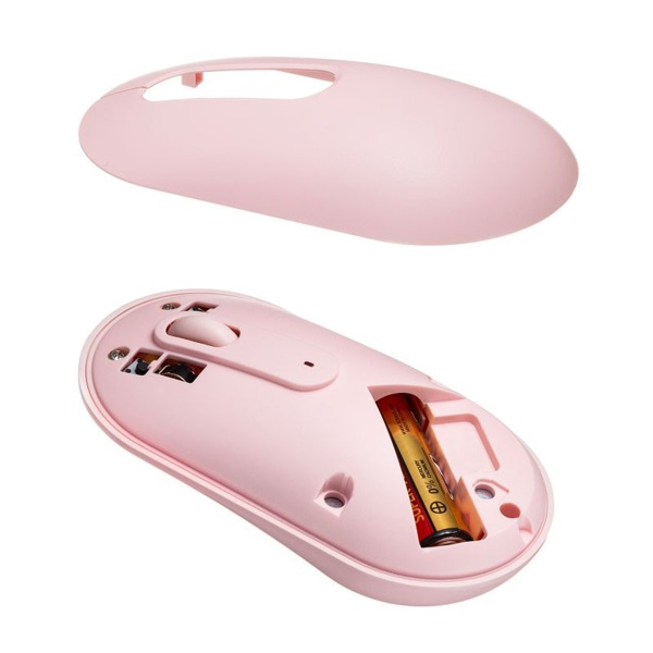 サンワサプライ 静音 Bluetoothマウス ピンク MA-BBS333PK 1個（ご注文単位1個）【直送品】