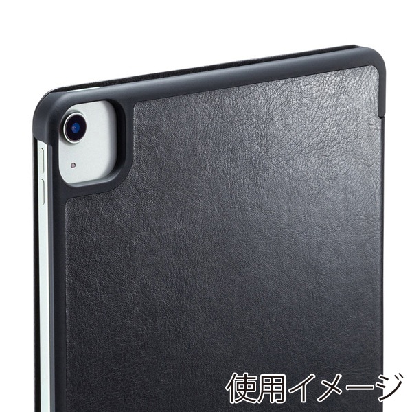 サンワサプライ iPad Air 11インチ用合成皮革ケース ブラック PDA-IPAD1707BK 1個（ご注文単位1個）【直送品】