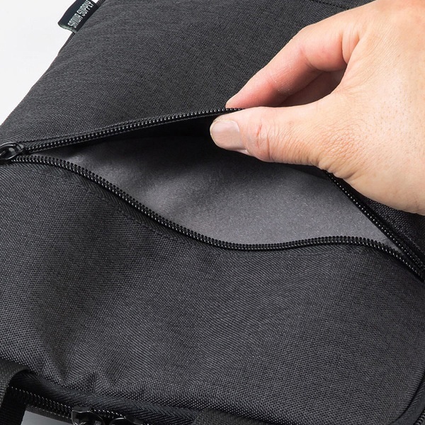 サンワサプライ 取っ手付きPCインナーケース 縦型 13.3インチ対応 IN-SCL13GY 1個(ご注文単位1個)【直送品】