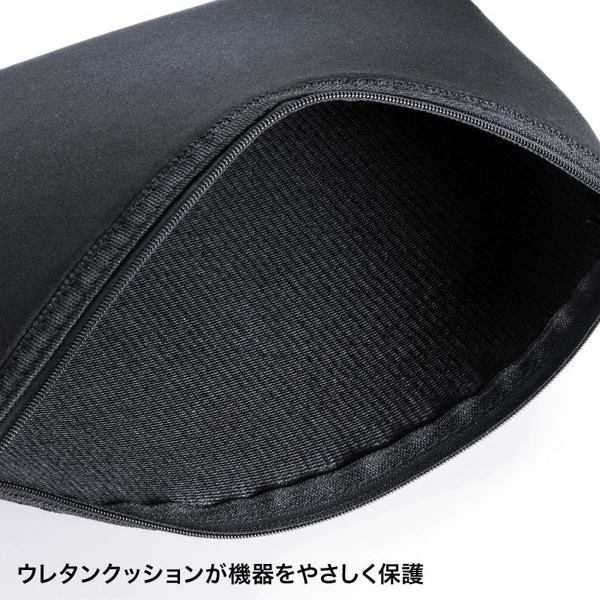 サンワサプライ マルチクッションケース ヘッドセット用 IN-C11 1個（ご注文単位1個）【直送品】