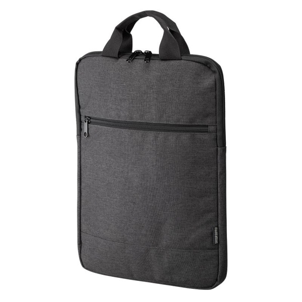 サンワサプライ 取っ手付きPCインナーケース 縦型 15.6インチ対応 IN-SCL15GY 1個（ご注文単位1個）【直送品】