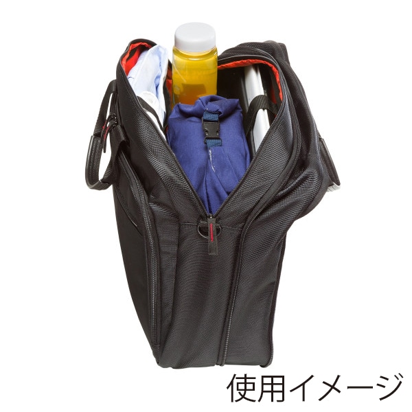 サンワサプライ マチ拡張PCバッグ BAG-W4BK 1個(ご注文単位1個)【直送品】