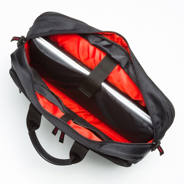 サンワサプライ マチ拡張PCバッグ BAG-W4BK 1個(ご注文単位1個)【直送品】