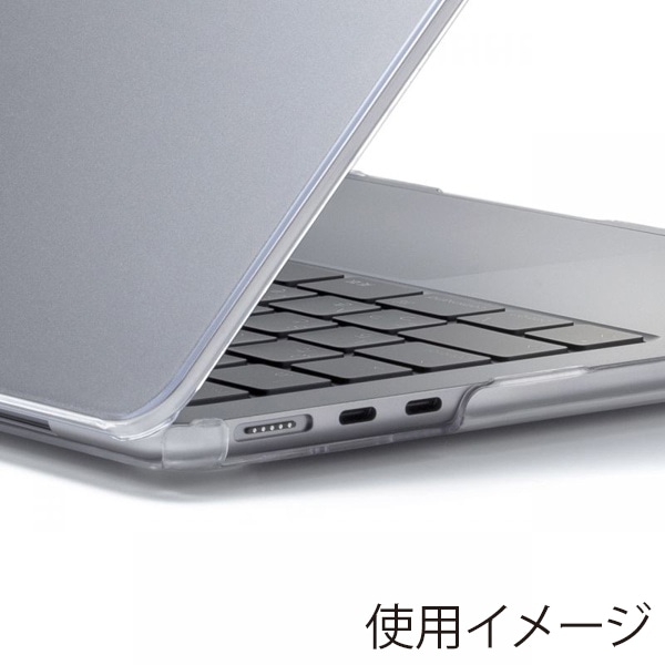 サンワサプライ MacBook Air用 ハードシェルカバー IN-CMACA1307CL 1個(ご注文単位1個)【直送品】