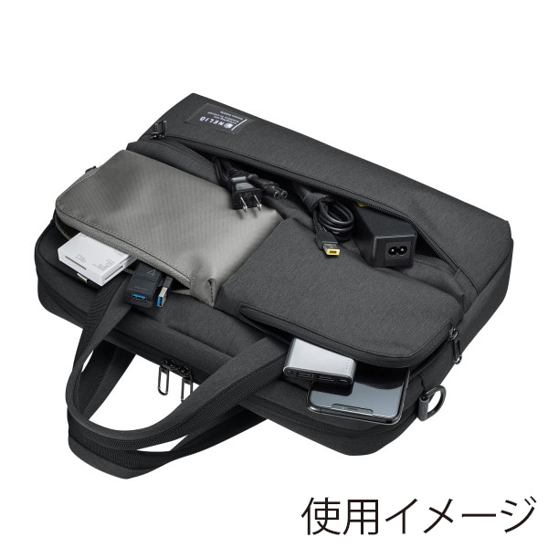 サンワサプライ カジュアルPCバッグ BAG-CA11BK 1個(ご注文単位1個)【直送品】