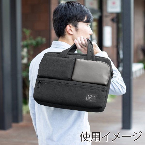サンワサプライ カジュアルPCバッグ BAG-CA11BK 1個(ご注文単位1個)【直送品】