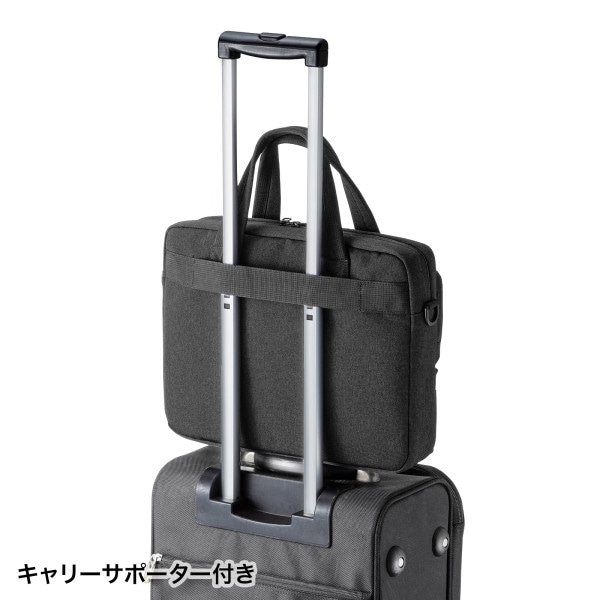 サンワサプライ カジュアルPCバッグ BAG-CA11BK 1個(ご注文単位1個)【直送品】