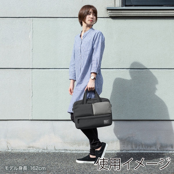 サンワサプライ カジュアルPCバッグ BAG-CA11BK 1個(ご注文単位1個)【直送品】