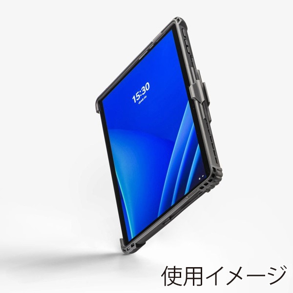 サンワサプライ Surface Pro11／10／9用耐衝撃ケース ハンドベルト・ペンホルダー付き ブラック PDA-SF10BK 1個（ご注文単位1個）【直送品】