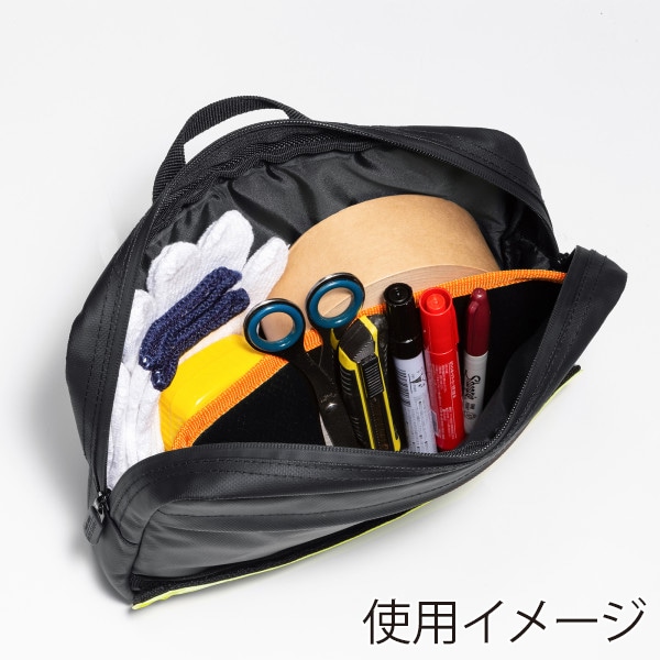 サンワサプライ 現場用ポーチ BAG-GEN2BK 1個(ご注文単位1個)【直送品】
