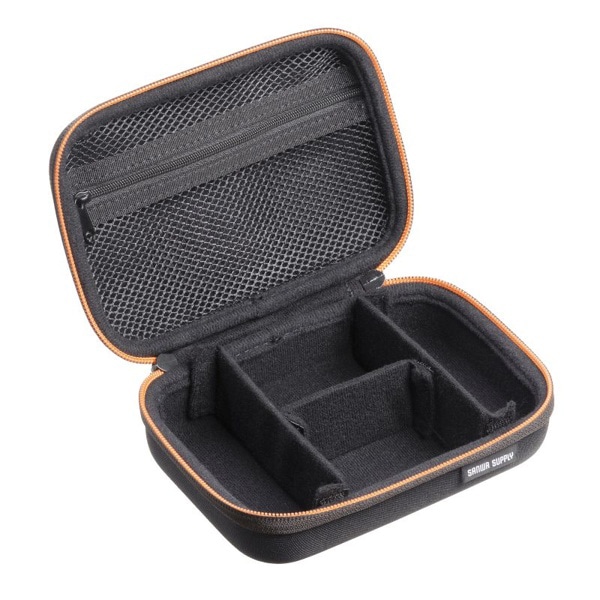 サンワサプライ セミハードガジェットケース 175×120×55mm IN-HDAD3BK 1個（ご注文単位1個）【直送品】