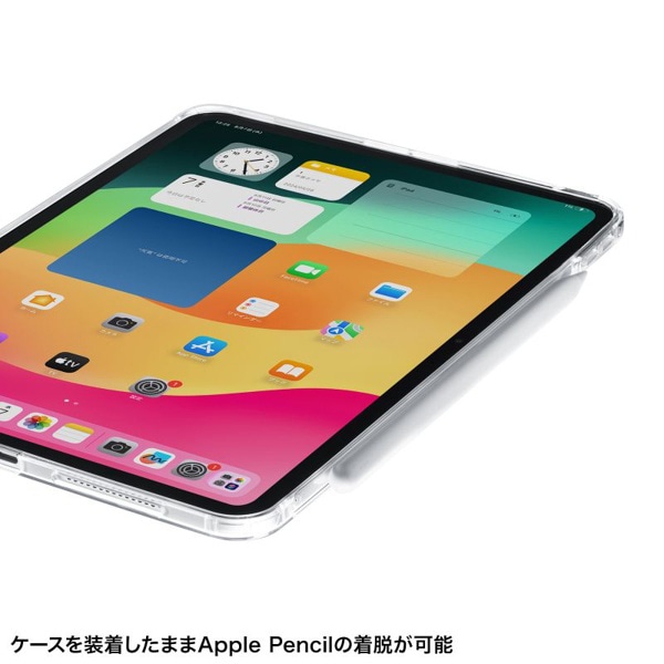 サンワサプライ iPad Pro 11インチ用クリアハードケース PDA-IPAD1702CL2 1個（ご注文単位1個）【直送品】