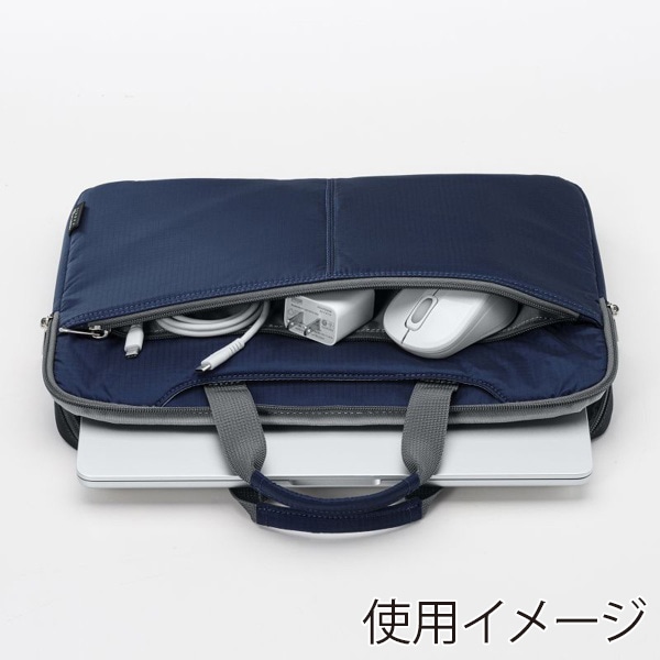 サンワサプライ 高機能PCインナーケース 11.6型ワイド ネイビー IN-SN1101NV 1個（ご注文単位1個）【直送品】