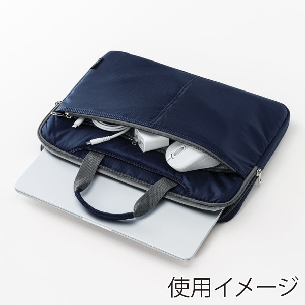 サンワサプライ 高機能PCインナーケース 11.6型ワイド ネイビー IN-SN1101NV 1個（ご注文単位1個）【直送品】