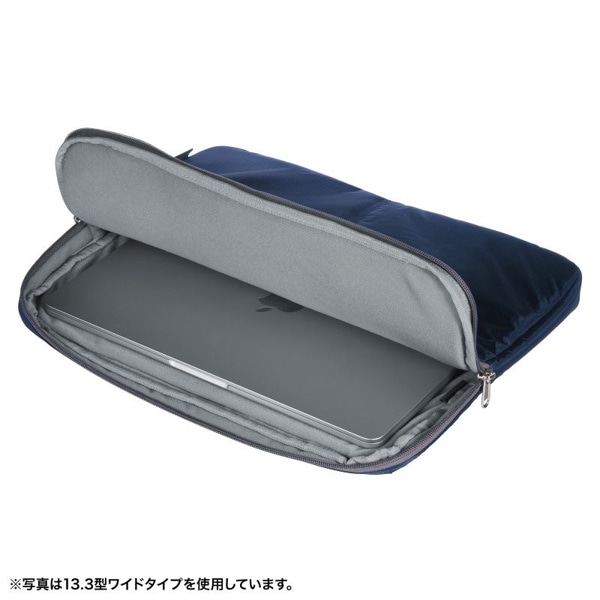 サンワサプライ 高機能PCインナーケース 11.6型ワイド ネイビー IN-SN1101NV 1個（ご注文単位1個）【直送品】