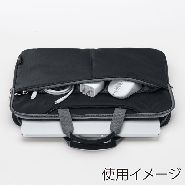 サンワサプライ 高機能PCインナーケース 13.3型ワイド ブラック IN-SN1301BK 1個（ご注文単位1個）【直送品】