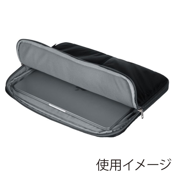 サンワサプライ 高機能PCインナーケース 13.3型ワイド ブラック IN-SN1301BK 1個（ご注文単位1個）【直送品】