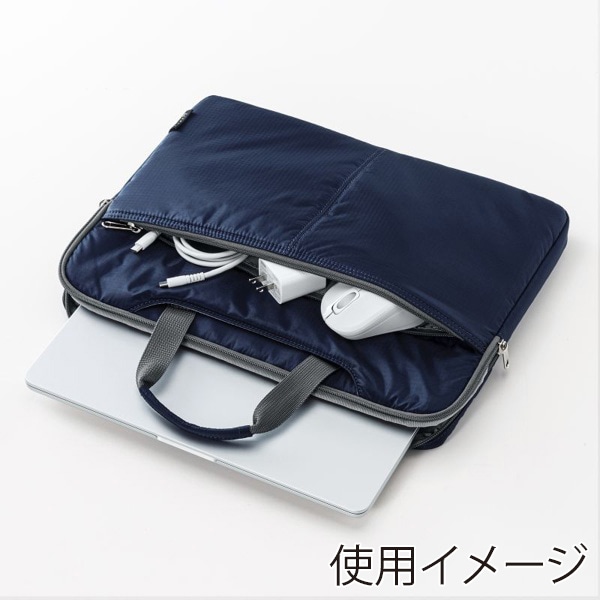 サンワサプライ 高機能PCインナーケース 13.3型ワイド ネイビー IN-SN1301NV 1個（ご注文単位1個）【直送品】