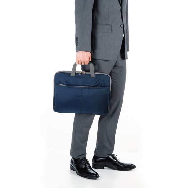 サンワサプライ 高機能PCインナーケース 13.3型ワイド ネイビー IN-SN1301NV 1個（ご注文単位1個）【直送品】