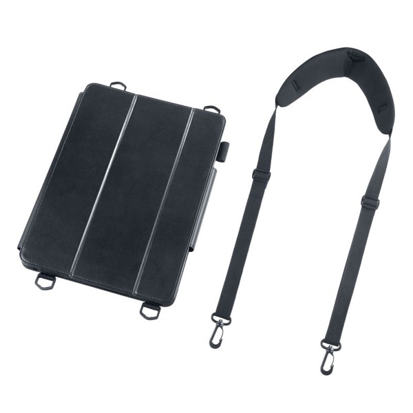 サンワサプライ Versa Pro タイプVS専用ケース ショルダーベルト付き PDA-TABN12 1個（ご注文単位1個）【直送品】