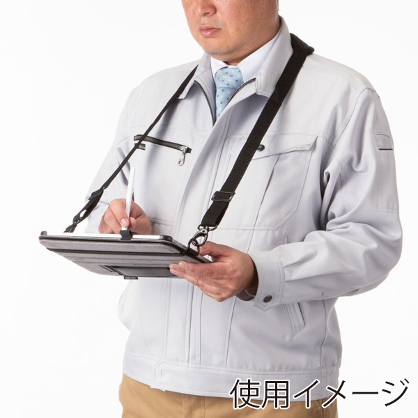 サンワサプライ iPad Pro 11インチ用ケース スタンド・ベルト付き ブラック PDA-IPAD1712BK2 1個（ご注文単位1個）【直送品】