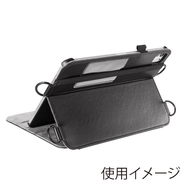 サンワサプライ iPad Pro 11インチ用ケース スタンド・ベルト付き ブラック PDA-IPAD1712BK2 1個（ご注文単位1個）【直送品】