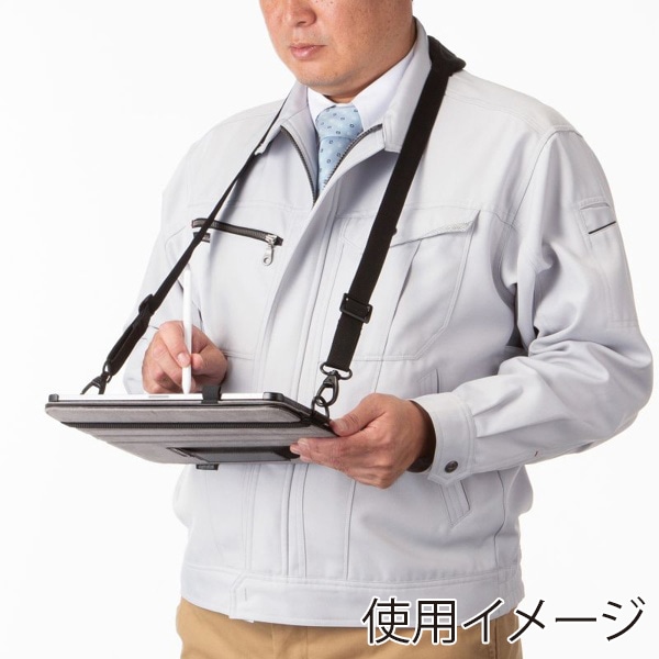 サンワサプライ iPad Air 13インチ用ケース スタンド・ベルト付き ブラック PDA-IPAD2112BK 1個（ご注文単位1個）【直送品】