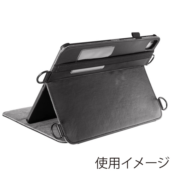 サンワサプライ iPad Air 13インチ用ケース スタンド・ベルト付き ブラック PDA-IPAD2112BK 1個（ご注文単位1個）【直送品】
