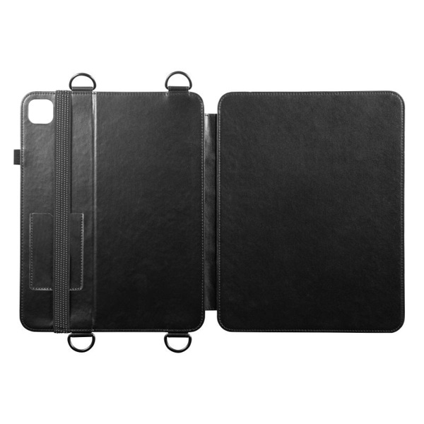 サンワサプライ iPad Air 13インチ用ケース スタンド・ベルト付き ブラック PDA-IPAD2112BK 1個（ご注文単位1個）【直送品】
