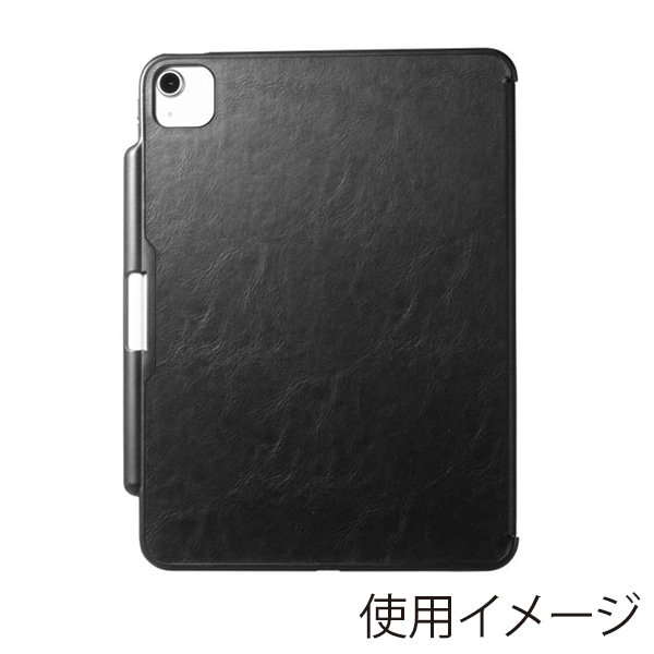 サンワサプライ iPad Air 11インチ用ソフトケース タッチペン収納ポケット付き ブラック PDA-IPAD1714BK2 1個（ご注文単位1個）【直送品】