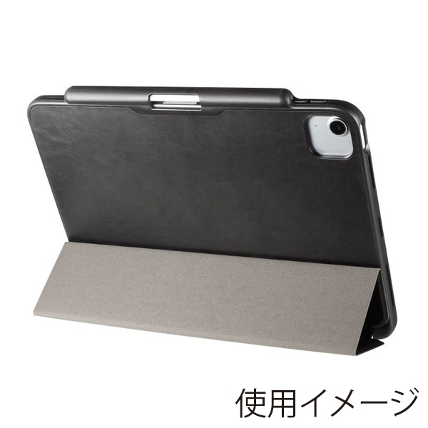 サンワサプライ iPad Air 11インチ用ソフトケース タッチペン収納ポケット付き ブラック PDA-IPAD1714BK2 1個（ご注文単位1個）【直送品】
