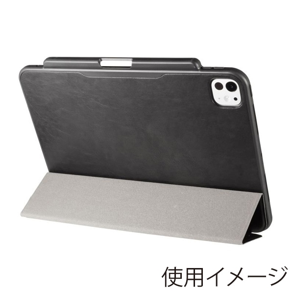 サンワサプライ iPad Pro 11インチ用ソフトケース タッチペン収納ポケット付き ブラック PDA-IPAD1714BK3 1個（ご注文単位1個）【直送品】