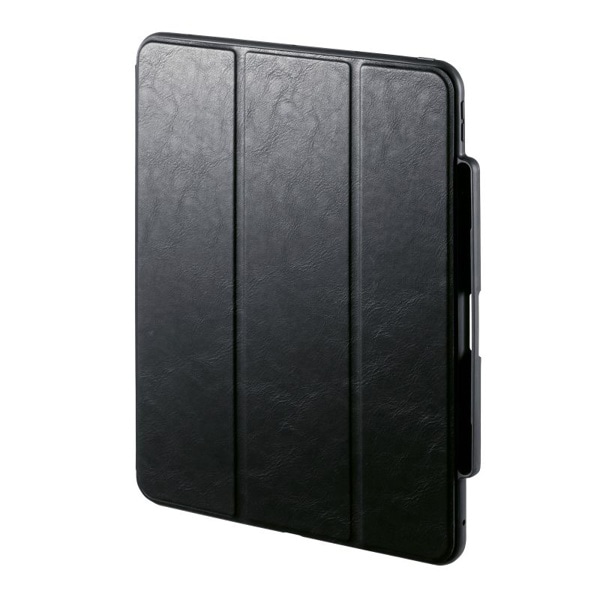 サンワサプライ iPad Pro 13インチ用ソフトケース タッチペン収納ポケット付き ブラック PDA-IPAD2014BK 1個（ご注文単位1個）【直送品】