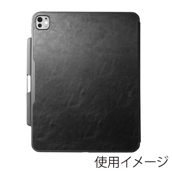 サンワサプライ iPad Pro 13インチ用ソフトケース タッチペン収納ポケット付き ブラック PDA-IPAD2014BK 1個（ご注文単位1個）【直送品】