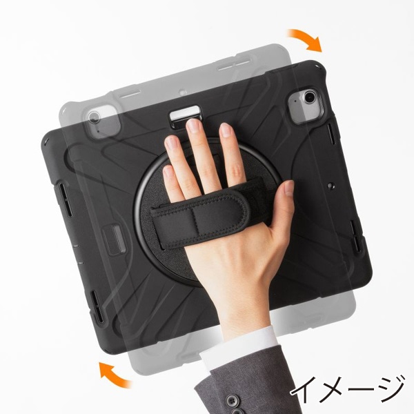 サンワサプライ iPad Air 13インチ用耐衝撃ケース ブラック PDA-IPAD2117BK 1個（ご注文単位1個）【直送品】