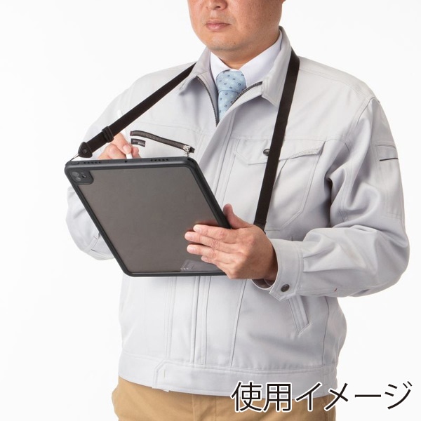 サンワサプライ iPad Pro 13インチ用耐衝撃防水ケース PDA-IPAD20162 1個（ご注文単位1個）【直送品】