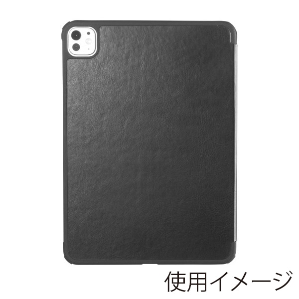 サンワサプライ iPad Pro 11インチ用合成皮革ケース ブラック PDA-IPAD1707BK2 1個（ご注文単位1個）【直送品】