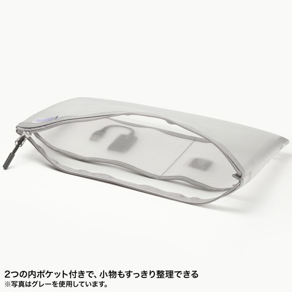 サンワサプライ マルチメッシュケース 295×10×225mm ブラック IN-MS4BK 1個(ご注文単位1個)【直送品】