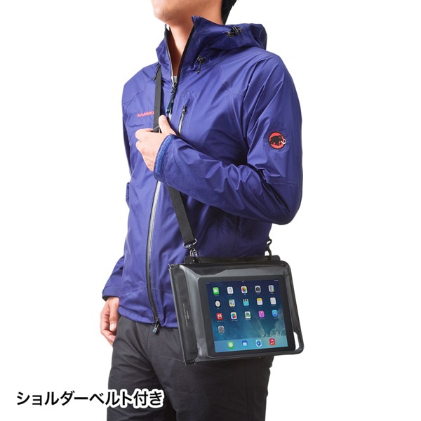 サンワサプライ タブレット防水防塵ケース 10.1型 PDA-TABWPST10BK 1個(ご注文単位1個)【直送品】