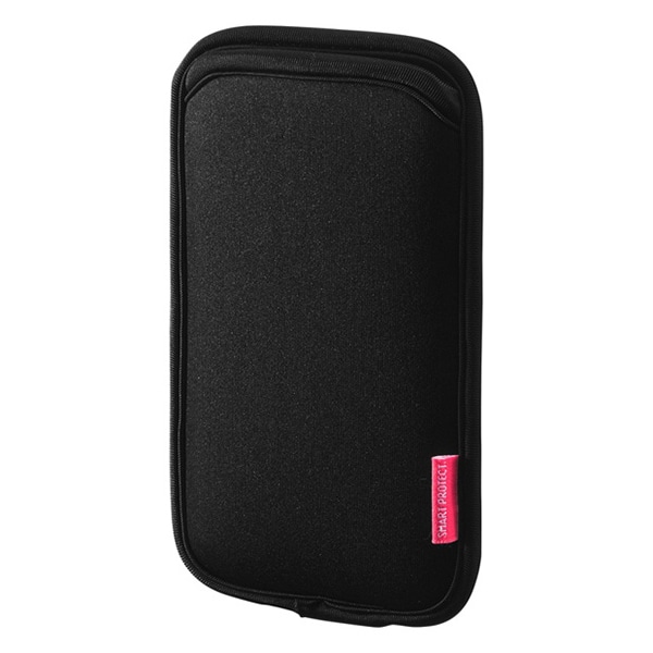 サンワサプライ マルチスマートフォンケース 5.5インチ用 ブラック PDA-SPC15BK 1個（ご注文単位1個）【直送品】