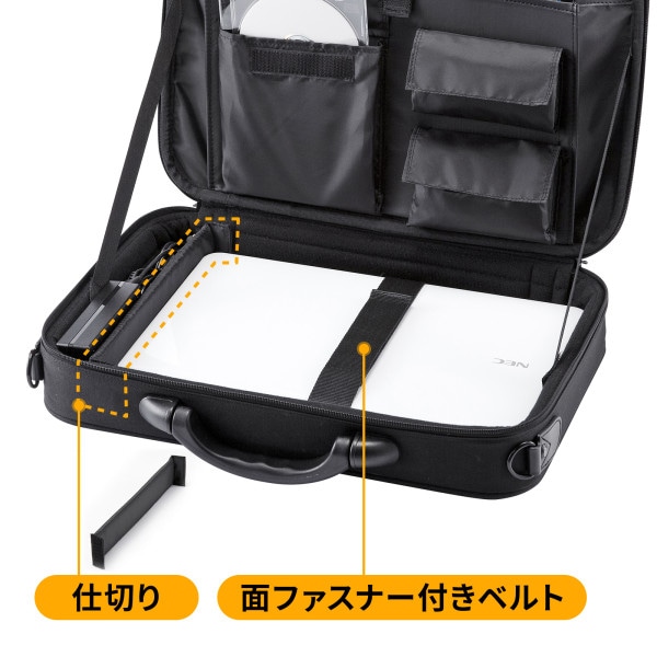 サンワサプライ セミハードPCケース BAG-EVA5BKN 1個(ご注文単位1個)【直送品】