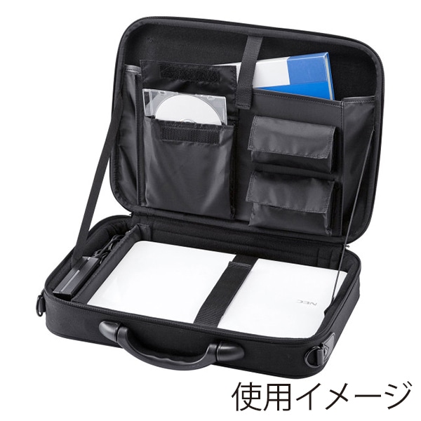 サンワサプライ セミハードPCケース BAG-EVA5BKN 1個(ご注文単位1個)【直送品】